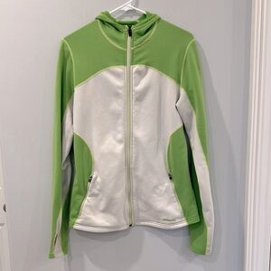 Patagonia Polartec Green and White Hoody